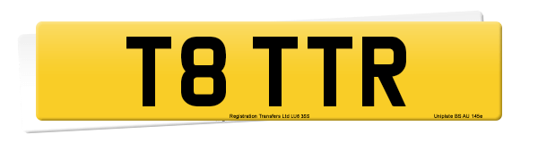 Registration number T8 TTR